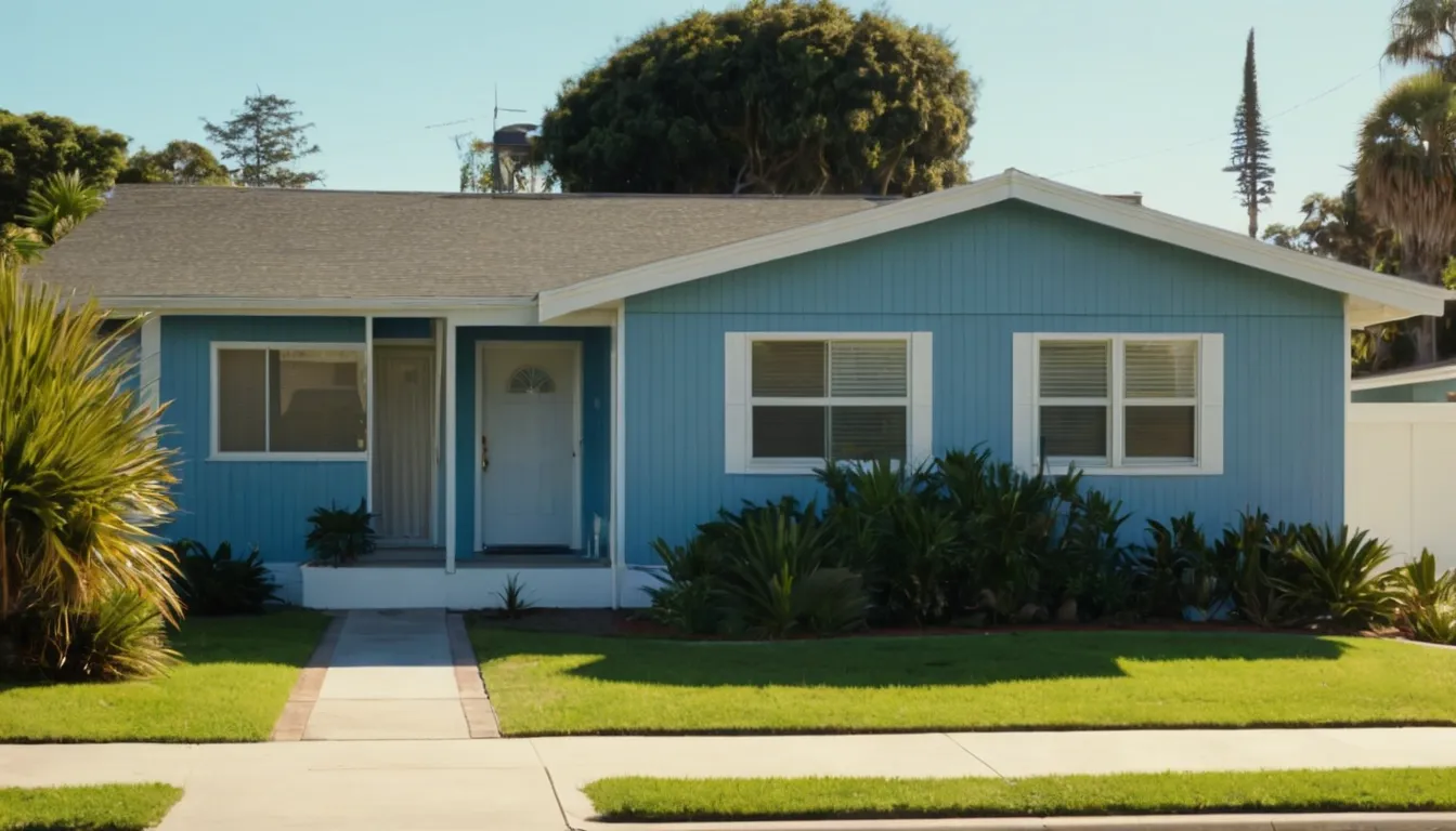 Updated home with new windows and siding near Los Angeles